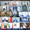 Các đại biểu tham dự Hội nghị thượng đỉnh trực tuyến của Phong trào Không liên kết với chủ đề Đoàn kết ứng phó đại dịch COVID-19 tháng 5/2020. (Ảnh: Thống Nhất/TTXVN)