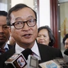 Chủ tịch đảng CNRP Sam Rainsy. (Ảnh: AP)