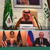 Quốc vương Saudi Arabia Salman bin Abdulaziz phát biểu tại Hội nghị thượng đỉnh G20, được tổ chức trực tuyến, ngày 21/11/2020. (Ảnh: AFP/TTXVN)