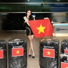 Á hậu Lê Nguyễn Ngọc Hằng đã chính thức lên đường đến Ai Cập tham dự cuộc thi Miss Intercontinental 2023 với hành trang nặng hơn100 kg. (Ảnh: PV/Vietnam+)