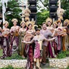 Lê Hoàng Phương cùng top 10 tại Bali. (Ảnh: CTV/Vietnam+)