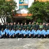 Lễ Xuất quân cho Đội K53, Bộ Chỉ huy Quân sự tỉnh Kon Tum lên đường làm nhiệm vụ. (Ảnh: Khoa Chương/TTXVN)