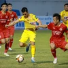 Trận tranh Siêu Cúp Quốc gia giữa Công an Hà Nội và Đông Á Thanh Hóa là điểm khởi đầu cho mùa giải Bóng đá Chuyên nghiệp Việt Nam 2023/24. (Ảnh: Việt Anh/Vietnam+)