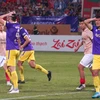 Câu lạc bộ Hà Nội FC nhận thất bại thứ hai liên tiếp ở V-League 2023/24. (Ảnh: Việt Anh/Vietnam+)