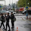 Lực lượng đặc nhiệm Thổ Nhĩ Kỳ tăng cường an ninh sau vụ tấn công nhằm vào Bộ Nội vụ ở thủ đô Ankara, ngày 1/10/2023. (Ảnh: AFP/TTXVN)