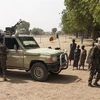 Binh sỹ Cộng hòa Chad được triển khai tại khu vực Koundoul, cách thủ đô N'Djamena 25km. (Ảnh: AFP/TTXVN) 