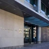 Trụ sở Quỹ Tiền tệ Quốc tế (IMF) tại Washington, DC, Mỹ. (Ảnh: AFP/TTXVN) 