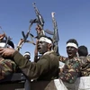 Các tay súng Houthi tại Sanaa (Yemen). (Ảnh: AFP/TTXVN) 