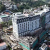 Công trình xây dựng vượt phép là khách sạn lớn nhất tỉnh Lâm Đồng với quy mô hơn 400 phòng. (Ảnh: Quốc Hùng/TTXVN)