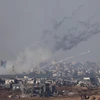 Rocket được phóng từ Dải Gaza hướng về lãnh thổ Israel ngày 1/12/2023. (Ảnh: AFP/TTXVN)
