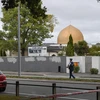 Cảnh sát tuần tra gần hiện trường vụ xả súng ở Christchurch, New Zealand ngày 21/3/2019. (Nguồn: THX/ TTXVN)