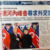 Tạp chí Tuần san châu Á đăng bài về Hội nghị Thượng đỉnh Mỹ-Triều. (Ảnh: Hoài Nam/Vietnam+)