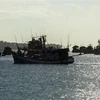 Tàu cá trên vùng biển quần đảo Thổ Châu, thành phố Phú Quốc, Kiên Giang. (Ảnh: Hồng Đạt/TTXVN)