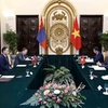 Tham khảo chính trị cấp Thứ trưởng Ngoại giao Việt Nam-Mông Cổ lần thứ 10. (Ảnh: An Đăng/TTXVN)