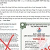 Thông tin cảnh báo trên Fanpage của Liên đoàn Cầu lông Việt Nam.