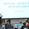 Thúc đẩy hoạt động xúc tiến thương mại và đầu tư Việt Nam-Sierra Leone