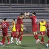 Đội tuyển Việt Nam tập luyện trên sân Rizal Memorial Stadium. (Nguồn: VFF)