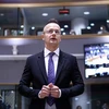 Ngoại trưởng Hungary Peter Szijjarto tới dự cuộc họp Hội đồng đối ngoại EU tại Brussels, Bỉ, ngày 11/12/2023. (Ảnh: AFP/TTXVN)