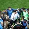 Huấn luyện viên Zlatko Dalic chỉ đạo các tuyển thủ Croatia trong trận Bán kết World Cup 2018 gặp tuyển Anh ở Moskva (Nga) ngày 11/7. (Ảnh: THX/TTXVN)