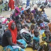Người tị nạn tại N'Djamena, CH Chad. (Ảnh: AFP/TTXVN)