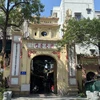 Cổng làng Hồ Khẩu. (Ảnh: Hà Chi/Vietnam+)