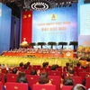Tổng Bí thư Nguyễn Phú Trọng đến dự và phát biểu chỉ đạo Đại hội XIII Công đoàn Việt Nam nhiệm kỳ 2023-2028. (Ảnh: Trí Dũng/TTXVN)