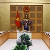 Phó Thủ tướng Trần Hồng Hà chủ trì phiên họp. (Ảnh: Văn Điệp/TTXVN) 