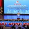 Hội nghị Công bố Quy hoạch tỉnh Trà Vinh. (Ảnh: Dương Giang/TTXVN)