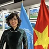 Đại sứ Lê Thị Hồng Vân, Trưởng đại diện phái đoàn Việt Nam bên cạnh Tổ chức UNESCO. (Ảnh: TTXVN phát)