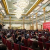 Toàn cảnh buổi họp báo trước phiên khai mạc Đại hội đại biểu toàn quốc lần thứ XIX Đảng Cộng sản Trung Quốc tại Bắc Kinh ngày 17/10 vừa qua. (Ảnh: AFP/TTXVN)