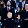 [Photo] Những hình ảnh đáng nhớ tại lễ tuyên thệ của ông Joe Biden