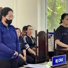 Bị cáo Chu Uyển Vân tại phiên xử. (Ảnh: Kim Anh - TTXVN)
