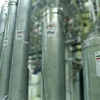 Thiết bị làm giàu urani tại cơ sở hạt nhân Natanz, cách thủ đô Tehran của Iran khoảng 300km về phía Nam. (Ảnh: AFP/TTXVN)