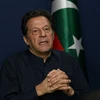 Cựu Thủ tướng Imran Khan trả lời phỏng vấn tại Lahore, Pakistan, ngày 18/5/2023. (Ảnh: AFP/TTXVN)