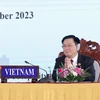 Chủ tịch Quốc hội dự Phiên toàn thể thứ nhất Hội nghị Cấp cao Quốc hội CLV