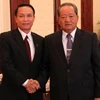 Lãnh đạo Lào tiếp đoàn đại biểu cấp cao TTXVN