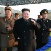[Photo] Triều Tiên: Ông Kim Jong-Un chỉ đạo tập trận quân sự