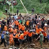 Tìm thấy thi thể 46 nạn nhân trong vụ sạt lở đất ở Indonesia