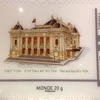 Pháp phát hành bộ tem giới thiệu về hình ảnh Việt Nam 