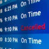 Mỹ: Mưa và tuyết dày khiến hàng nghìn chuyến bay bị hủy bỏ
