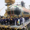 Ấn Độ hạ thủy tàu ngầm Scorpene hợp tác sản xuất với Pháp