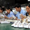 Giày dép là một mặt hàng xuất khẩu chủ lực của Việt Nam sang EU. (Ảnh: Trần Việt/TTXVN)