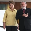 Tổng thống Dilma Rousseff (trái) và ông Lula da Silva. (Ảnh: THX/TTXVN)
