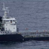 Hình ảnh tàu chở dầu MT Orkim Harmony do nhà chức trách Malaysia công bố trong cuộc họp báo ở Putrajaya ngày 18/6. (Nguồn: THX/TTXVN)
