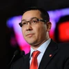 Thủ tướng Victor Ponta phải nghỉ việc để điều trị chấn thương đầu gối. (Nguồn: rtvi.com) 