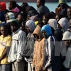 Hàng nghìn người di cư chạy trốn chiến tranh và nghèo đói tại châu Phi và Trung Đông đã bỏ mạng khi cố vượt Địa Trung Hải. (Ảnh: AFP/TTXVN)