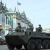 Xe bọc thép của quân đội Nga. (Nguồn: AFP/TTXVN)