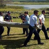 Mảnh vỡ máy bay vừa được tìm thấy gần đảo La Reunion của Pháp thuộc Ấn Độ Dương. (Nguồn: CNN)