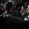 Đụng độ giữa người dân Palestine và cảnh sát Israel. (Nguồn: AFP)