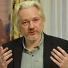 Người sáng lập WikiLeaks Julian Assange tại một cuộc họp báo của Đại sứ quán Ecuador ở trung tâm London ngày 18/8/2014. (Nguồn: Reuters)